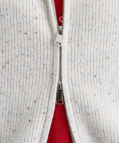 INDIVI / インディヴィ カーディガン・ボレロ | 【洗える】カラーネップ ダブルジップカーディガン | 詳細21