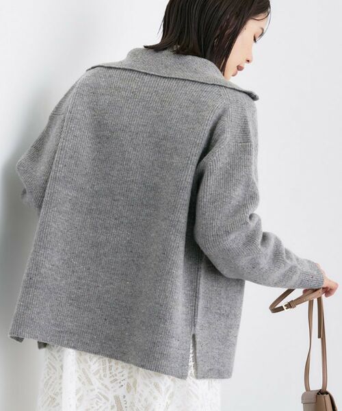 INDIVI / インディヴィ カーディガン・ボレロ | 【洗える】カラーネップ ダブルジップカーディガン | 詳細7