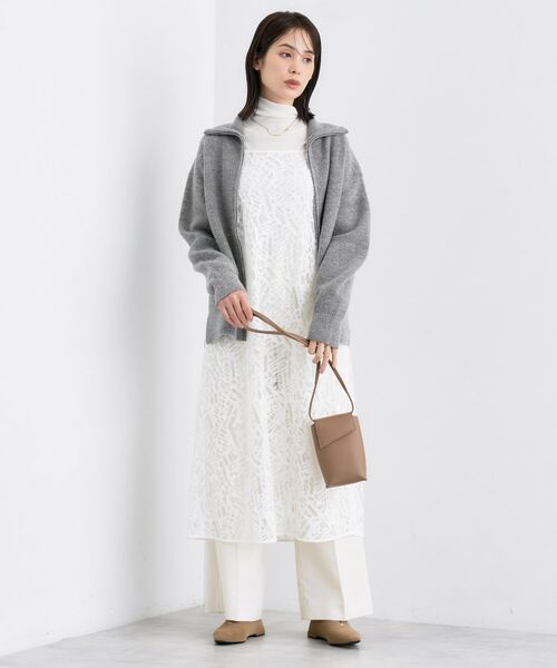 INDIVI / インディヴィ カーディガン・ボレロ | 【洗える】カラーネップ ダブルジップカーディガン | 詳細8