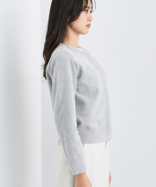 INDIVI / インディヴィ カーディガン・ボレロ | 【洗える】ラメニットカーディガン | 詳細11