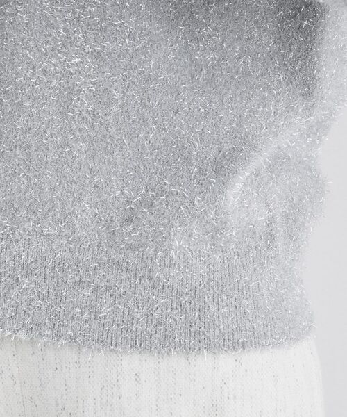 INDIVI / インディヴィ カーディガン・ボレロ | 【洗える】ラメニットカーディガン | 詳細15