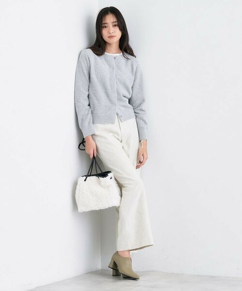 INDIVI / インディヴィ カーディガン・ボレロ | 【洗える】ラメニットカーディガン | 詳細3