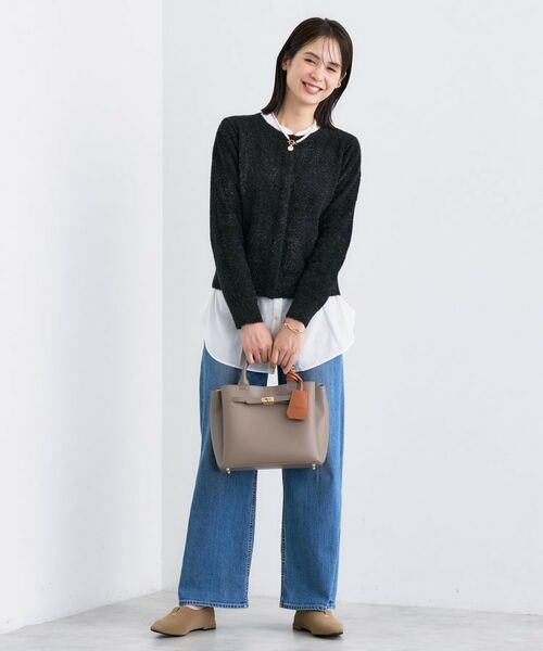 INDIVI / インディヴィ カーディガン・ボレロ | 【洗える】ラメニットカーディガン | 詳細7