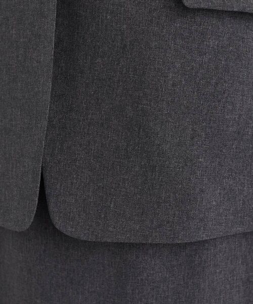 INDIVI / インディヴィ テーラードジャケット | 【洗える/通勤/スーツ】メランジストレッチ テーラージャケット | 詳細13