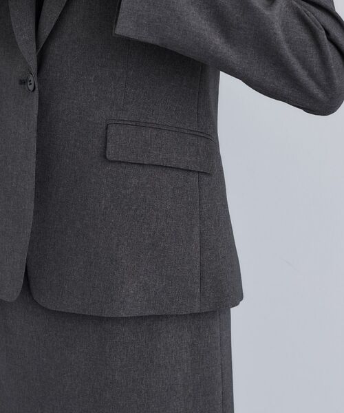 INDIVI / インディヴィ テーラードジャケット | 【洗える/通勤/スーツ】メランジストレッチ テーラージャケット | 詳細21