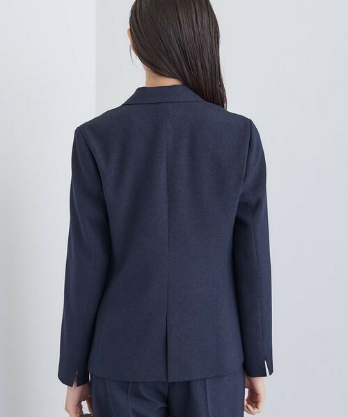 INDIVI / インディヴィ テーラードジャケット | 【洗える/通勤/スーツ】メランジストレッチ テーラージャケット | 詳細7