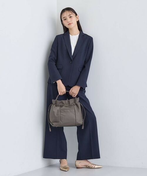 INDIVI / インディヴィ テーラードジャケット | 【洗える/通勤/スーツ】メランジストレッチ テーラージャケット | 詳細8