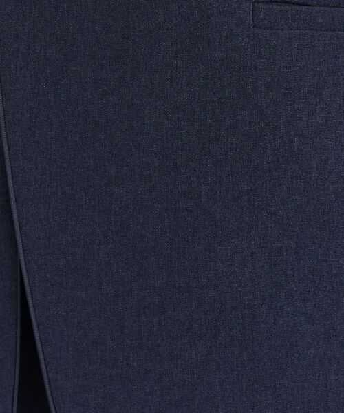 INDIVI / インディヴィ テーラードジャケット | 【洗える/通勤/スーツ】メランジストレッチ ノーカラージャケット | 詳細9