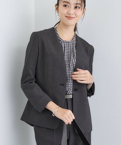 インディヴィ　スーツ　ブラック　セットアップ SET UP｜INDIVI（インディヴィ）の公式通販 | ジャケット(単品