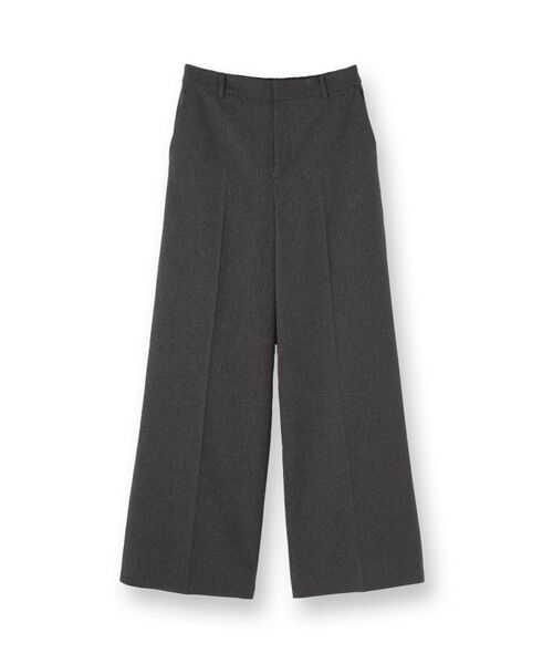 INDIVI / インディヴィ パンツ | 【洗える／通勤／スーツ】メランジストレッチ ワイドパンツ | 詳細1