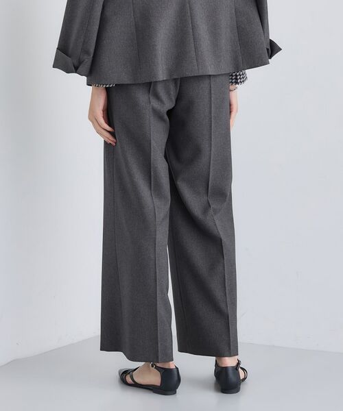 INDIVI / インディヴィ パンツ | 【洗える／通勤／スーツ】メランジストレッチ ワイドパンツ | 詳細11