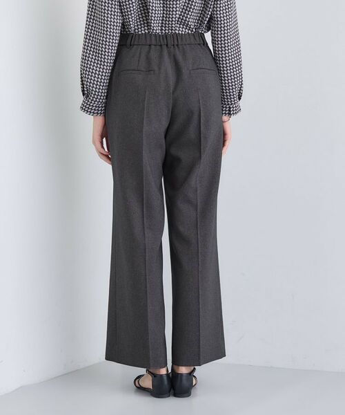 INDIVI / インディヴィ パンツ | 【洗える／通勤／スーツ】メランジストレッチ ワイドパンツ | 詳細16