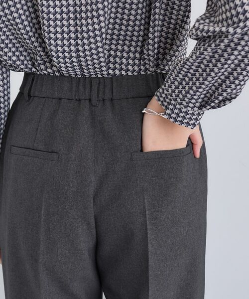 INDIVI / インディヴィ パンツ | 【洗える／通勤／スーツ】メランジストレッチ ワイドパンツ | 詳細19