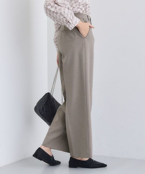 INDIVI / インディヴィ パンツ | 【洗える／通勤／スーツ】メランジストレッチ ワイドパンツ | 詳細2
