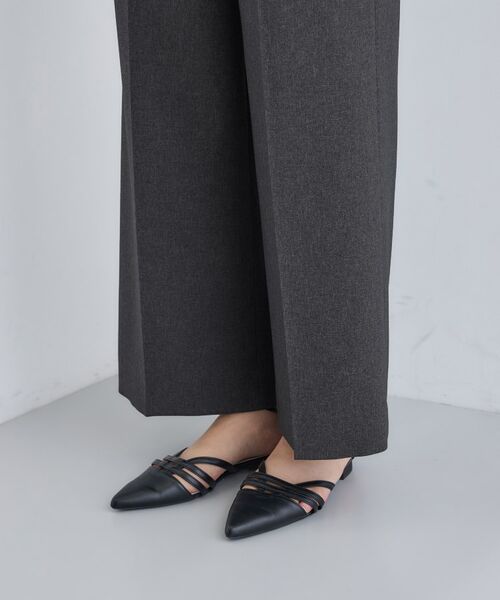 INDIVI / インディヴィ パンツ | 【洗える／通勤／スーツ】メランジストレッチ ワイドパンツ | 詳細21