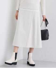 INDIVI / インディヴィ ロング・マキシ丈スカート | 【SETUP可能／洗える／UVケア】ライトジャージ セミフレアスカート