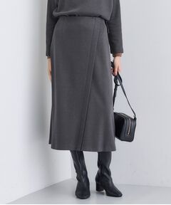 INDIVI / インディヴィ ロング・マキシ丈スカート | 【SETUP可能／洗える／UVケア】ライトジャージ セミフレアスカート