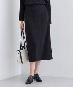 INDIVI / インディヴィ ロング・マキシ丈スカート | 【SETUP可能／洗える／UVケア】ライトジャージ セミフレアスカート