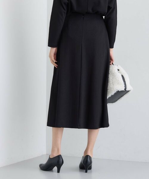 INDIVI / インディヴィ ロング・マキシ丈スカート | 【SETUP可能/洗える/UVケア】ライトジャージ セミフレアスカート | 詳細10