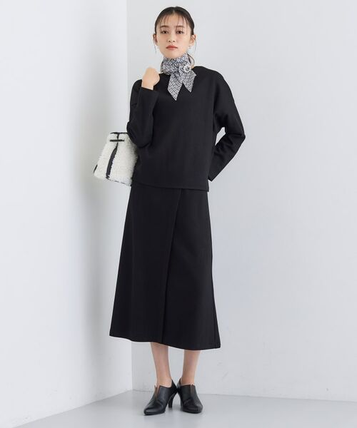 INDIVI / インディヴィ ロング・マキシ丈スカート | 【SETUP可能/洗える/UVケア】ライトジャージ セミフレアスカート | 詳細11