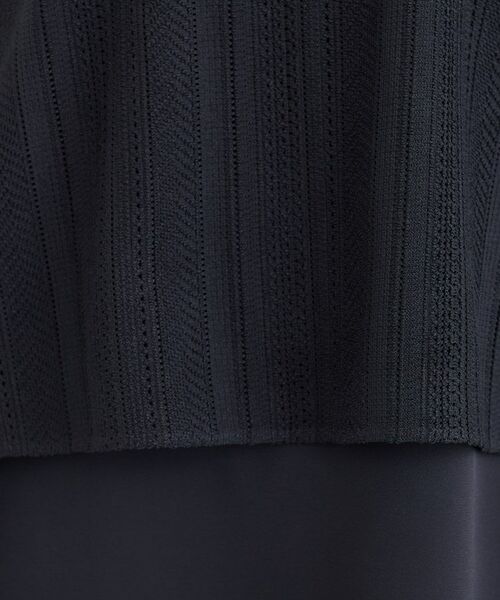 INDIVI / インディヴィ シャツ・ブラウス | 【オフィス/きれいめ】2WAYレース切り替えブラウス | 詳細5