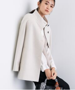 INDIVI / インディヴィ その他アウター | 【日本製／ミドル丈】スタンドカラーミドルコート