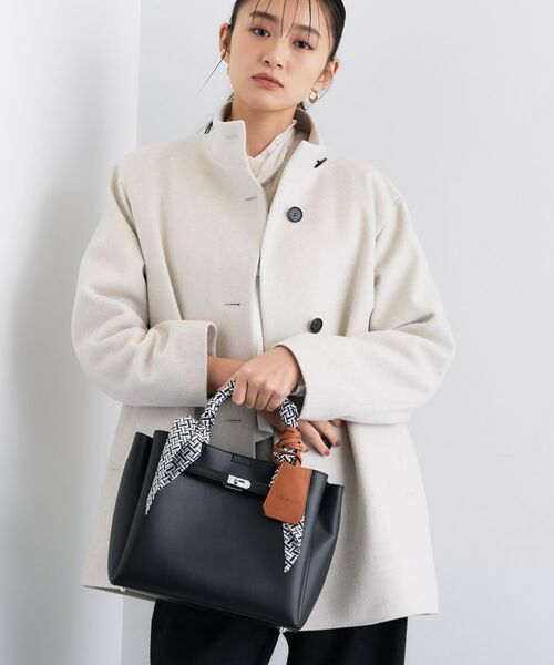 INDIVI / インディヴィ その他アウター | 【日本製／ミドル丈】スタンドカラーミドルコート | 詳細13