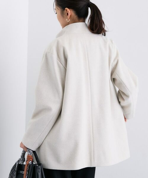 INDIVI / インディヴィ その他アウター | 【日本製／ミドル丈】スタンドカラーミドルコート | 詳細14