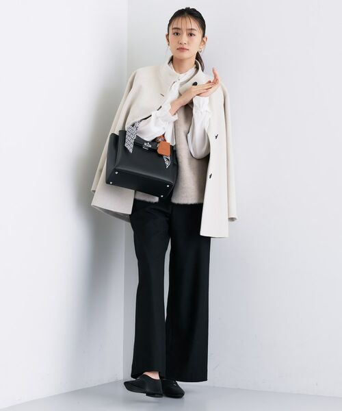 INDIVI / インディヴィ その他アウター | 【日本製／ミドル丈】スタンドカラーミドルコート | 詳細15