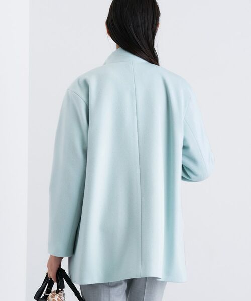 INDIVI / インディヴィ その他アウター | 【日本製／ミドル丈】スタンドカラーミドルコート | 詳細2