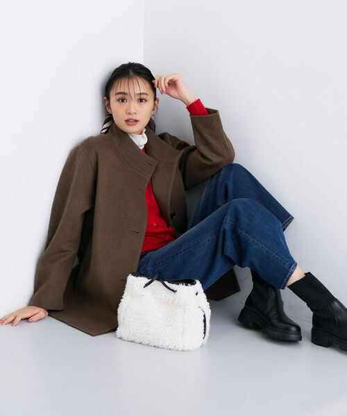 INDIVI / インディヴィ その他アウター | 【日本製／ミドル丈】スタンドカラーミドルコート | 詳細20