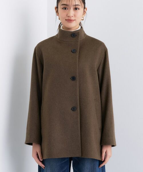 INDIVI / インディヴィ その他アウター | 【日本製／ミドル丈】スタンドカラーミドルコート | 詳細22