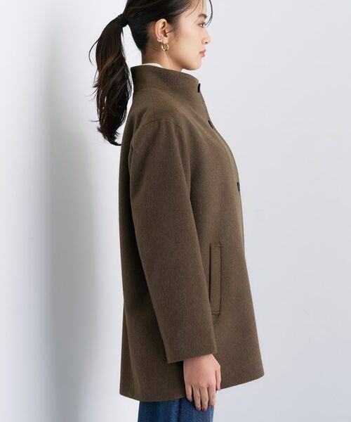 INDIVI / インディヴィ その他アウター | 【日本製／ミドル丈】スタンドカラーミドルコート | 詳細23