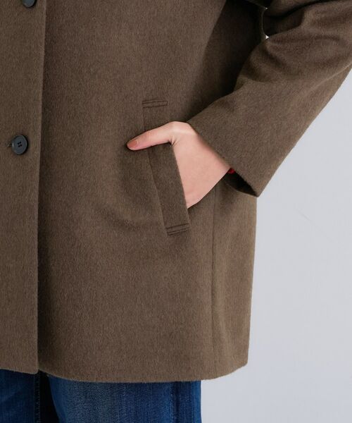 INDIVI / インディヴィ その他アウター | 【日本製／ミドル丈】スタンドカラーミドルコート | 詳細27