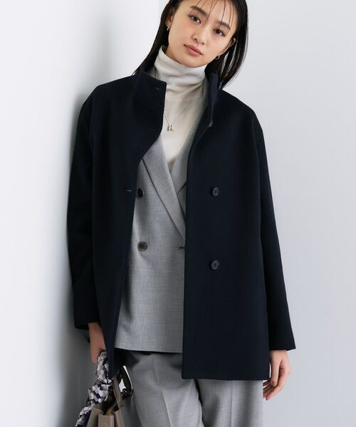 INDIVI / インディヴィ その他アウター | 【日本製／ミドル丈】スタンドカラーミドルコート | 詳細6