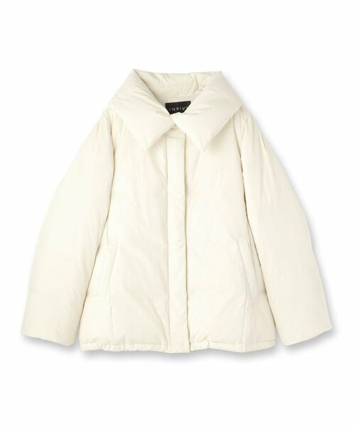 INDIVI / インディヴィ ダウンジャケット・ベスト | 【撥水／洗える／デザイン衿】ステッチレス ショートダウンコート | 詳細1