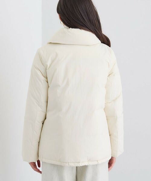 INDIVI / インディヴィ ダウンジャケット・ベスト | 【撥水／洗える／デザイン衿】ステッチレス ショートダウンコート | 詳細17