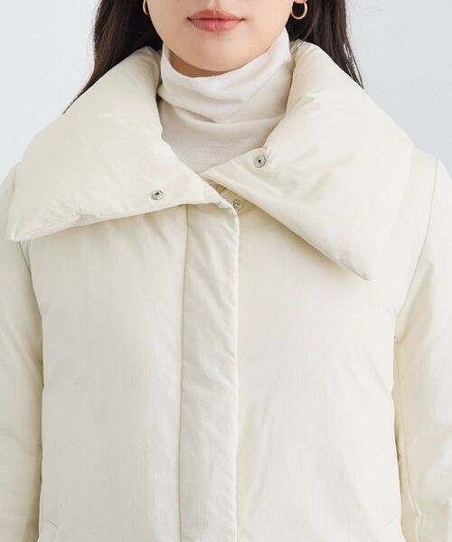 INDIVI / インディヴィ ダウンジャケット・ベスト | 【撥水／洗える／デザイン衿】ステッチレス ショートダウンコート | 詳細19