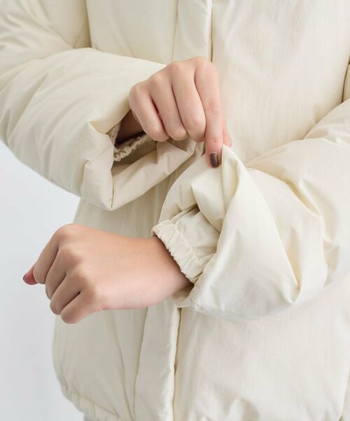 INDIVI / インディヴィ ダウンジャケット・ベスト | 【撥水／洗える／デザイン衿】ステッチレス ショートダウンコート | 詳細21