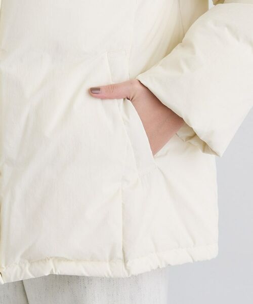 INDIVI / インディヴィ ダウンジャケット・ベスト | 【撥水／洗える／デザイン衿】ステッチレス ショートダウンコート | 詳細22