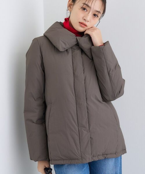 INDIVI / インディヴィ ダウンジャケット・ベスト | 【撥水／洗える／デザイン衿】ステッチレス ショートダウンコート | 詳細26