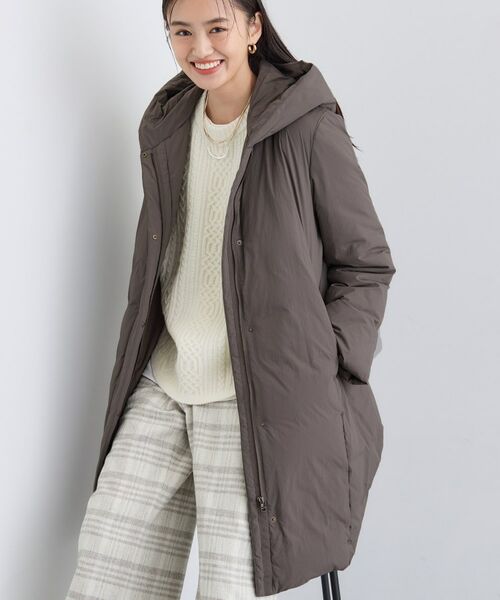 INDIVI / インディヴィ ダウンジャケット・ベスト | 【撥水/洗える】ステッチレス ロングダウンコート | 詳細10