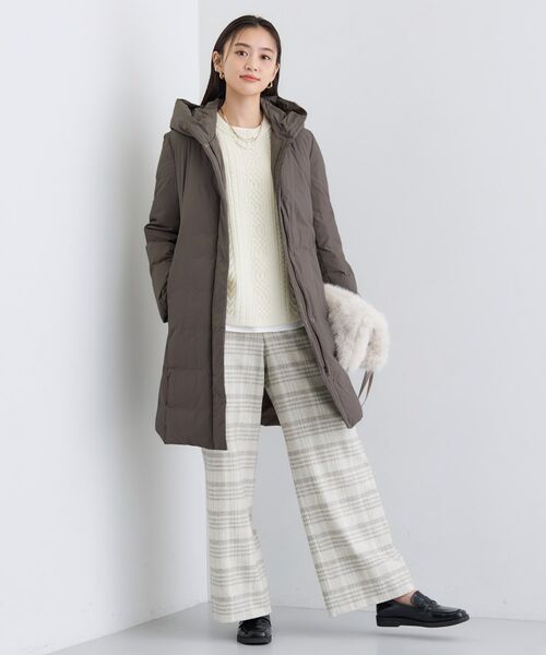 INDIVI / インディヴィ ダウンジャケット・ベスト | 【撥水/洗える】ステッチレス ロングダウンコート | 詳細12