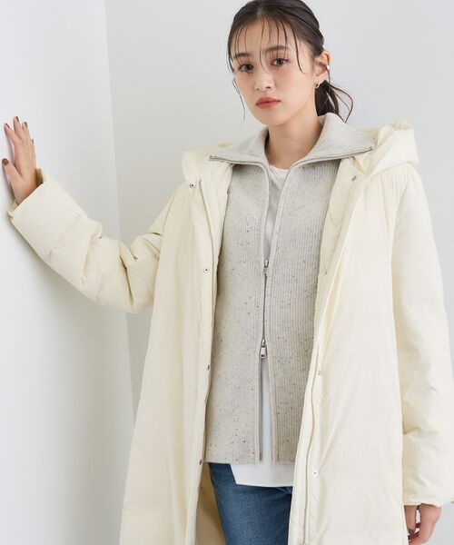 INDIVI / インディヴィ ダウンジャケット・ベスト | 【撥水/洗える】ステッチレス ロングダウンコート | 詳細2