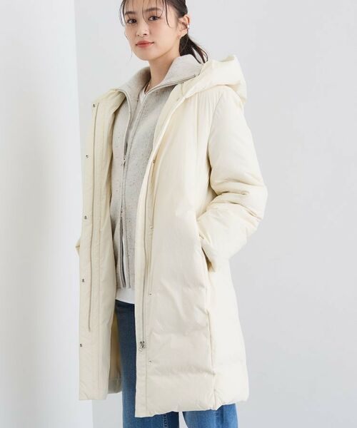 INDIVI / インディヴィ ダウンジャケット・ベスト | 【撥水/洗える】ステッチレス ロングダウンコート | 詳細3