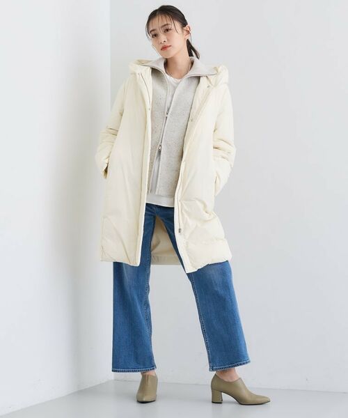 INDIVI / インディヴィ ダウンジャケット・ベスト | 【撥水/洗える】ステッチレス ロングダウンコート | 詳細4