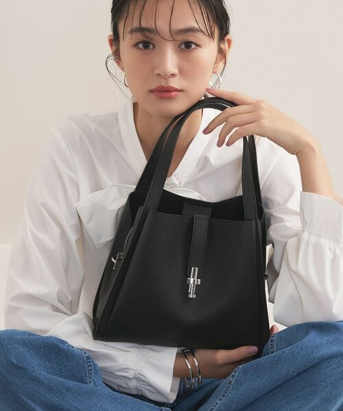 INDIVI / インディヴィ ハンドバッグ | 【合皮/ミドルサイズ】春カラーフォルムバッグ | 詳細1