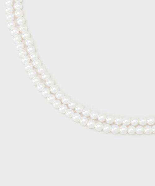 INDIVI / インディヴィ ネックレス・ペンダント・チョーカー | 【マルチWAY／セレモニー】2連シンプルパール調ネックレス | 詳細2