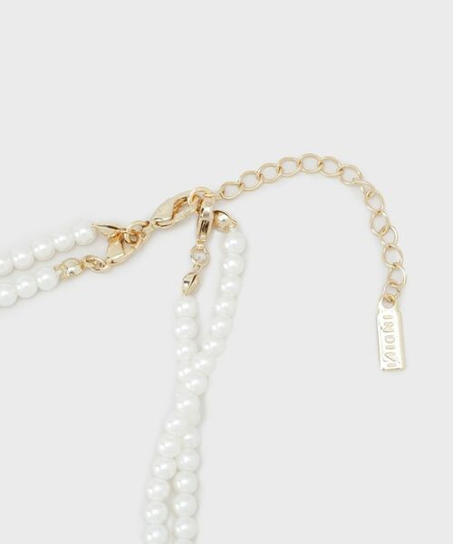 INDIVI / インディヴィ ネックレス・ペンダント・チョーカー | 【マルチWAY／セレモニー】2連シンプルパール調ネックレス | 詳細3