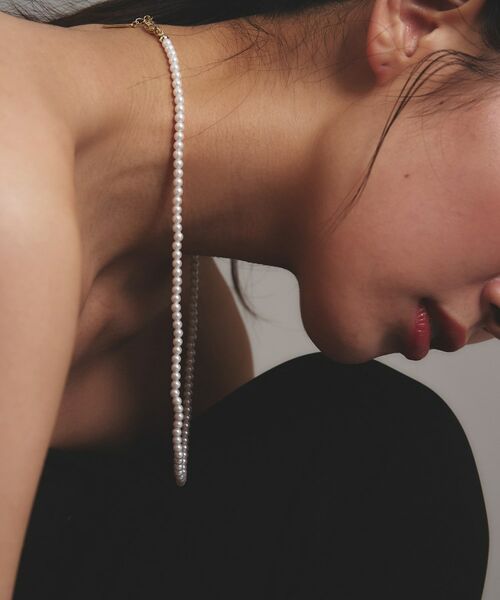 INDIVI / インディヴィ ネックレス・ペンダント・チョーカー | 【マルチWAY／セレモニー】2連シンプルパール調ネックレス | 詳細4